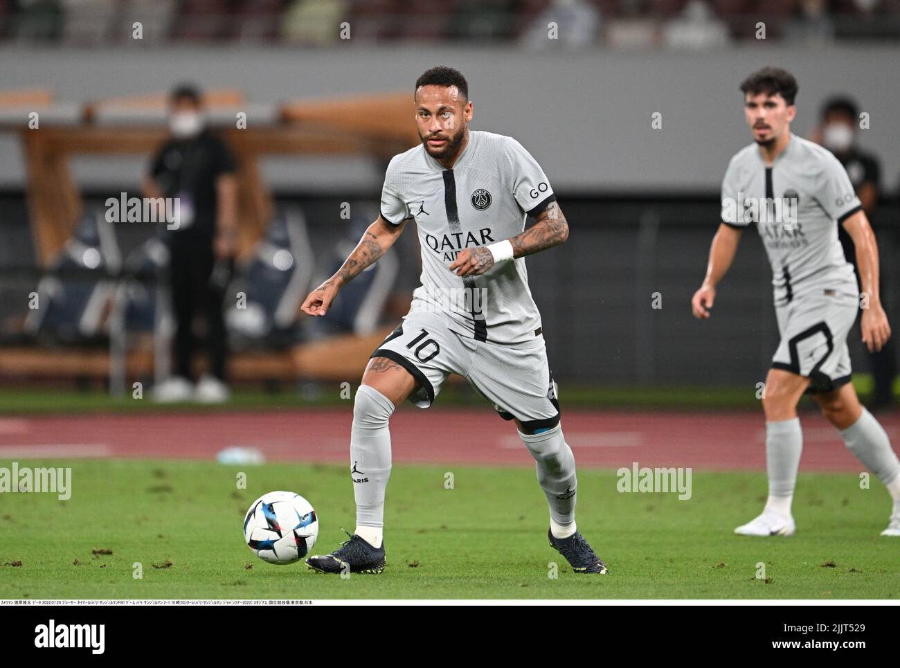 Neymar 10 Of Paris Saint Germain During The Preseason Friendly Soccer Match Between Paris Saint Germain And Kawasaki Frontale At National Stadium On July 22 In Tokyo Japan Credit Takamoto Tokuhara Aflo Alamy Live News