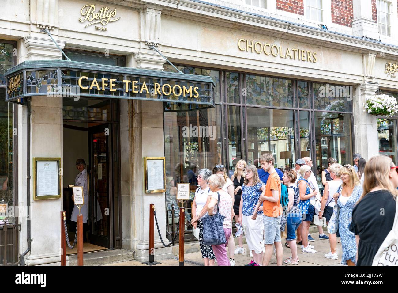 Betty's famous cafe and tea rooms in St Helens Square,York city centre