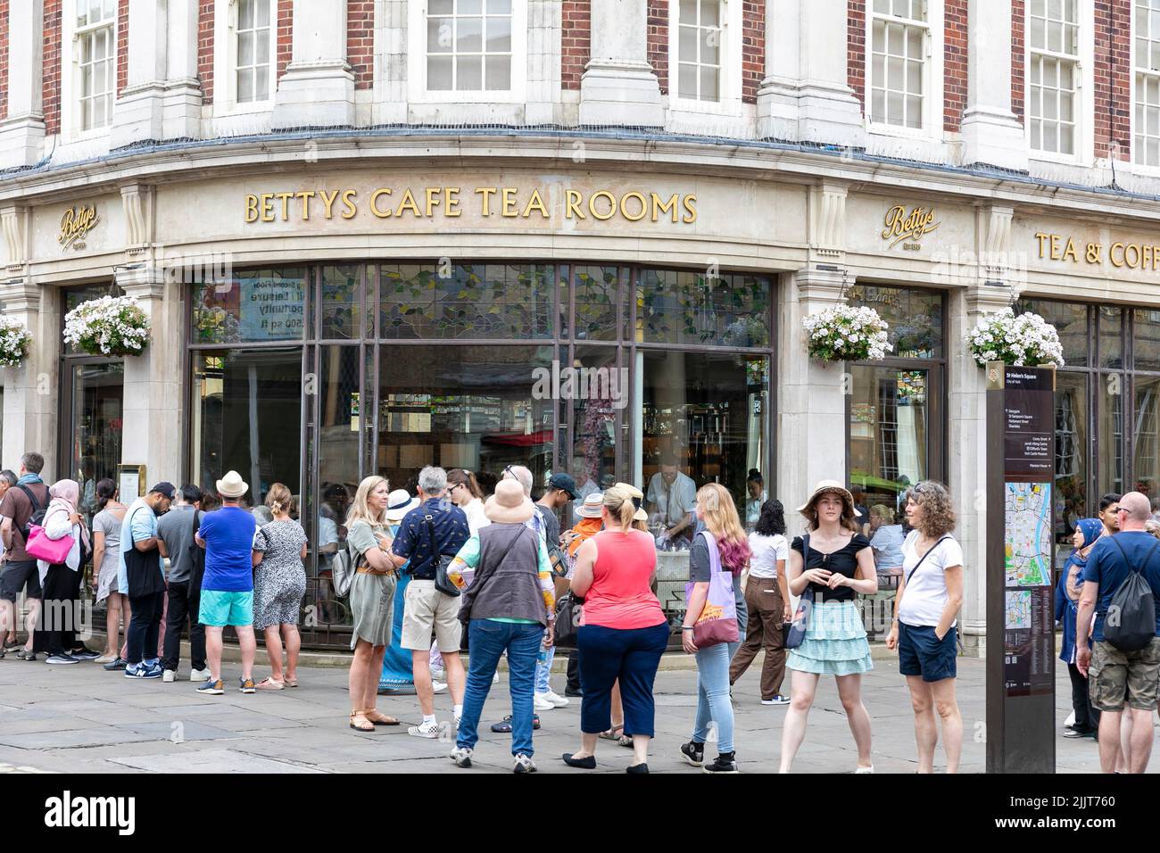 Betty's famous cafe and tea rooms in St Helens Square,York city centre