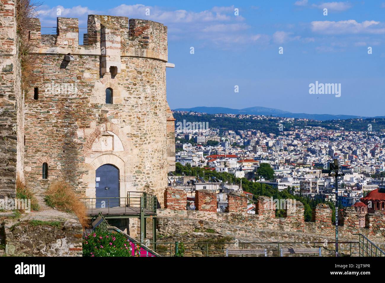 Trigonion Tower, Thessaloniki, Macedonia, Northern Greece Stock Photo