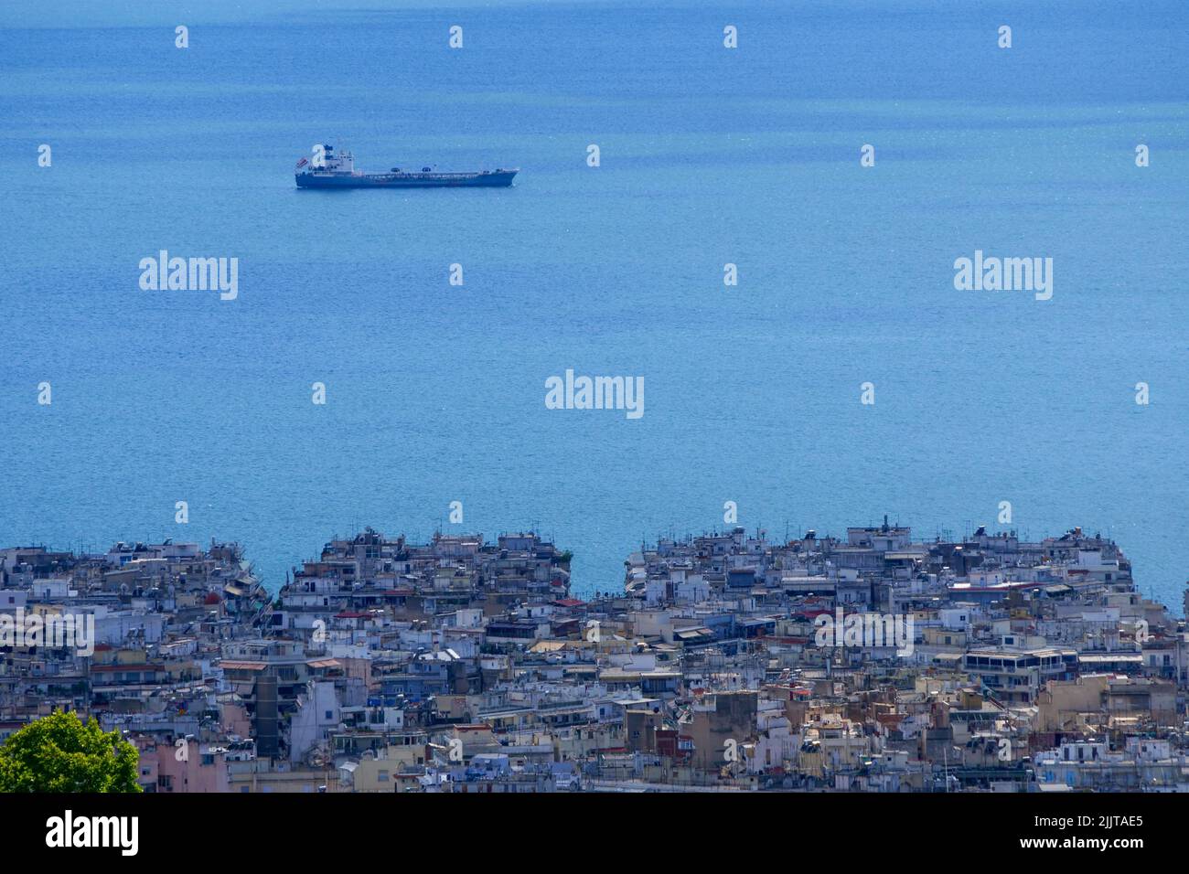 <genaral view of Thessaloniki, Macedonia, Northern Greece Stock Photo