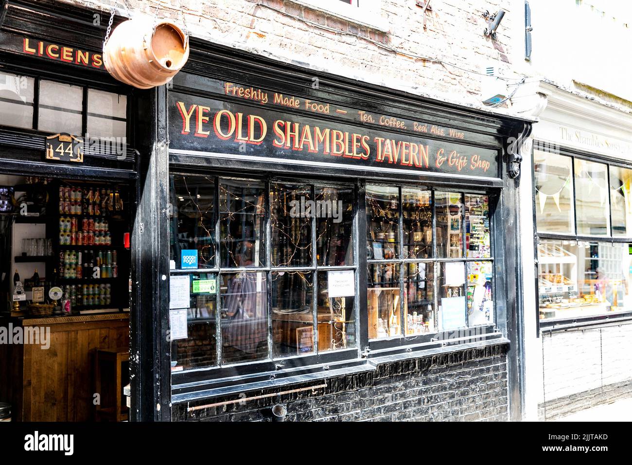 Ye Old Shambles tavern pub, in the medieval shambles streets of York,North Yorkshire,England,UK summer 2022 Stock Photo