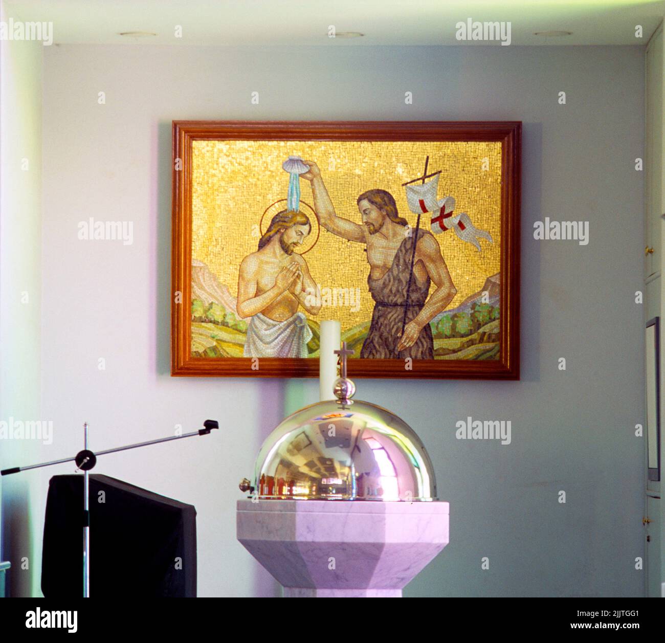 Dubai UAE St Marys Catholic Church Painting of John the Baptist