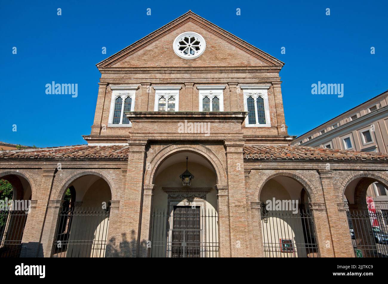 Ancient hospital of Santo Spirito in Sassia, Borgo district, Rome, Italy Stock Photo