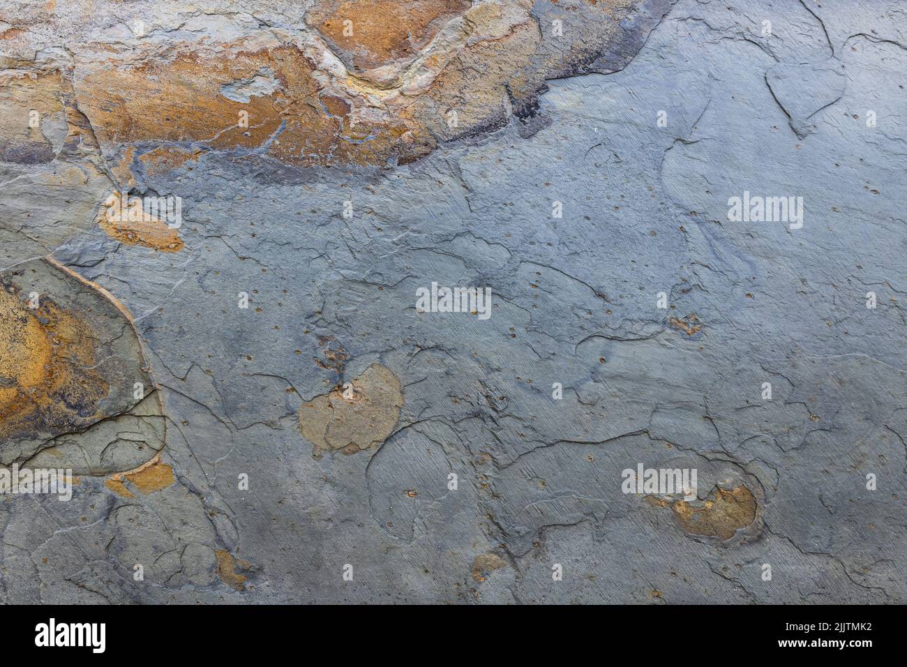 Stone slate texture in natural tones and with a rustic surface Stock Photo