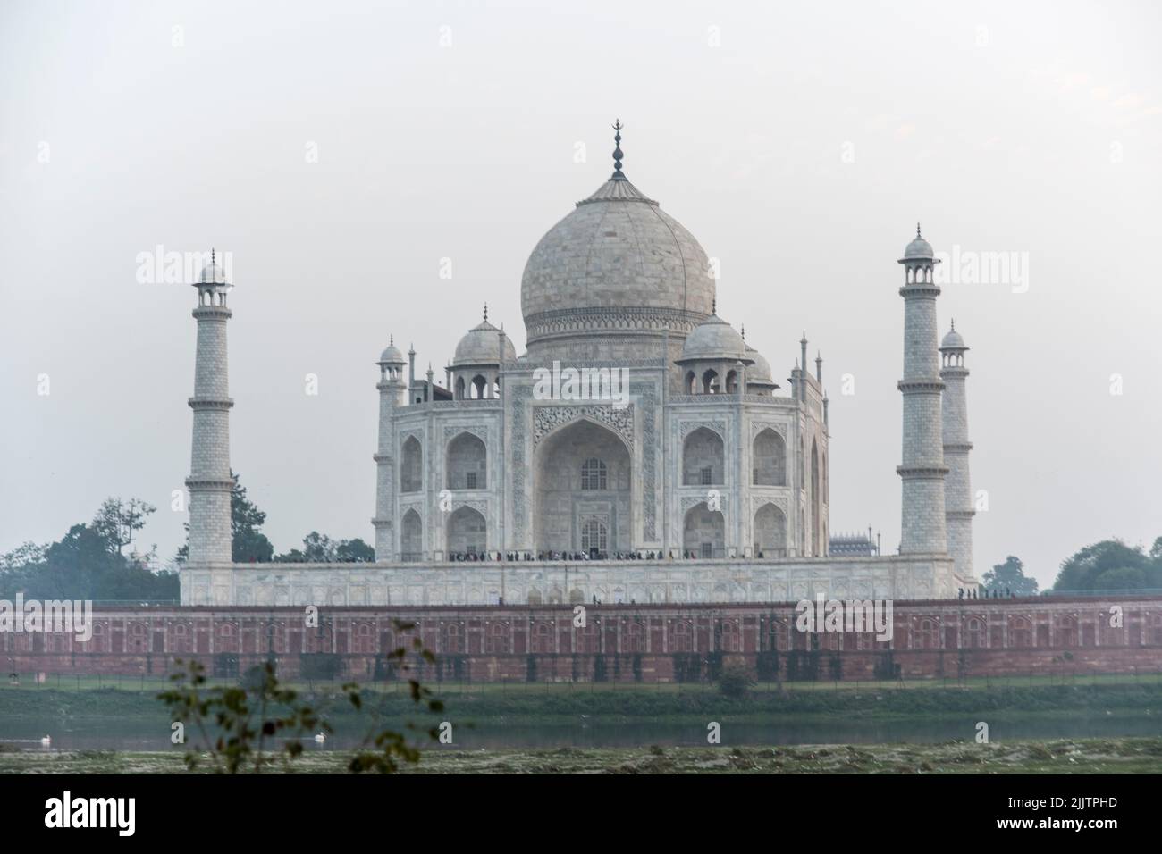 Taj mahal in Agra city,India Stock Photo