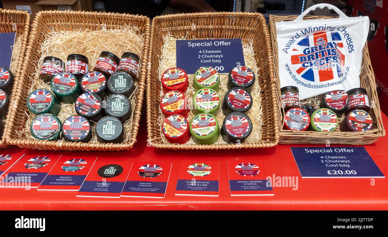 New Forest and Hampshire County Show in July 2022, England, UK. Great British Cheese Company