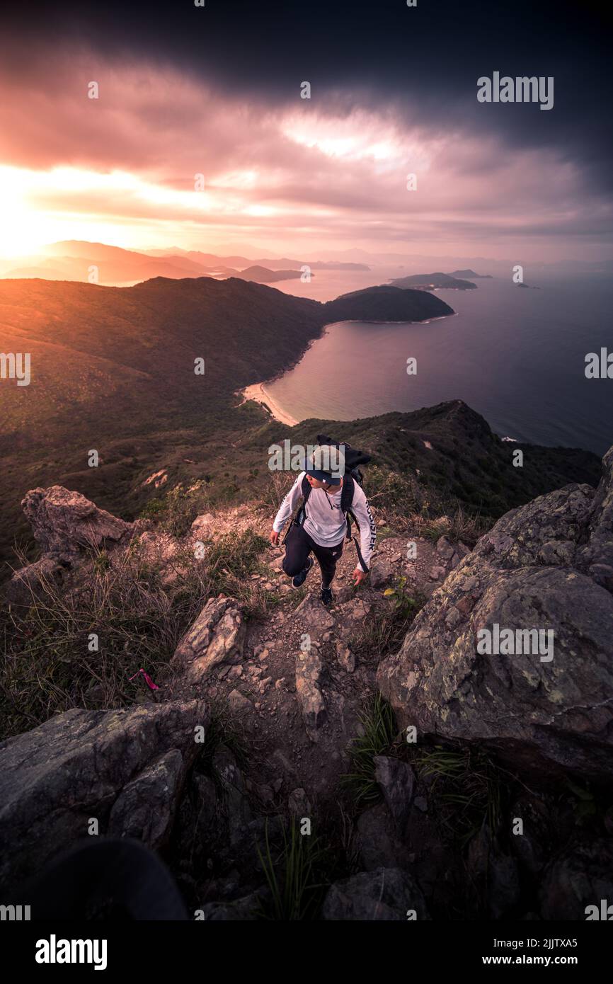 Asian hiker hi-res stock photography and images - Alamy