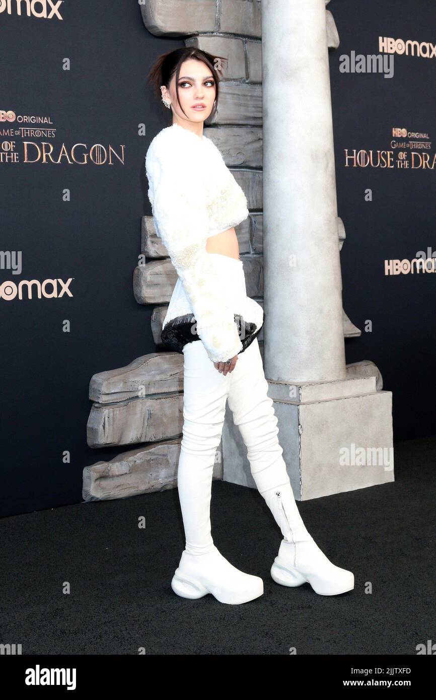 Los Angeles, CA. 27th July, 2022. Emily Carey at arrivals for HOUSE OF