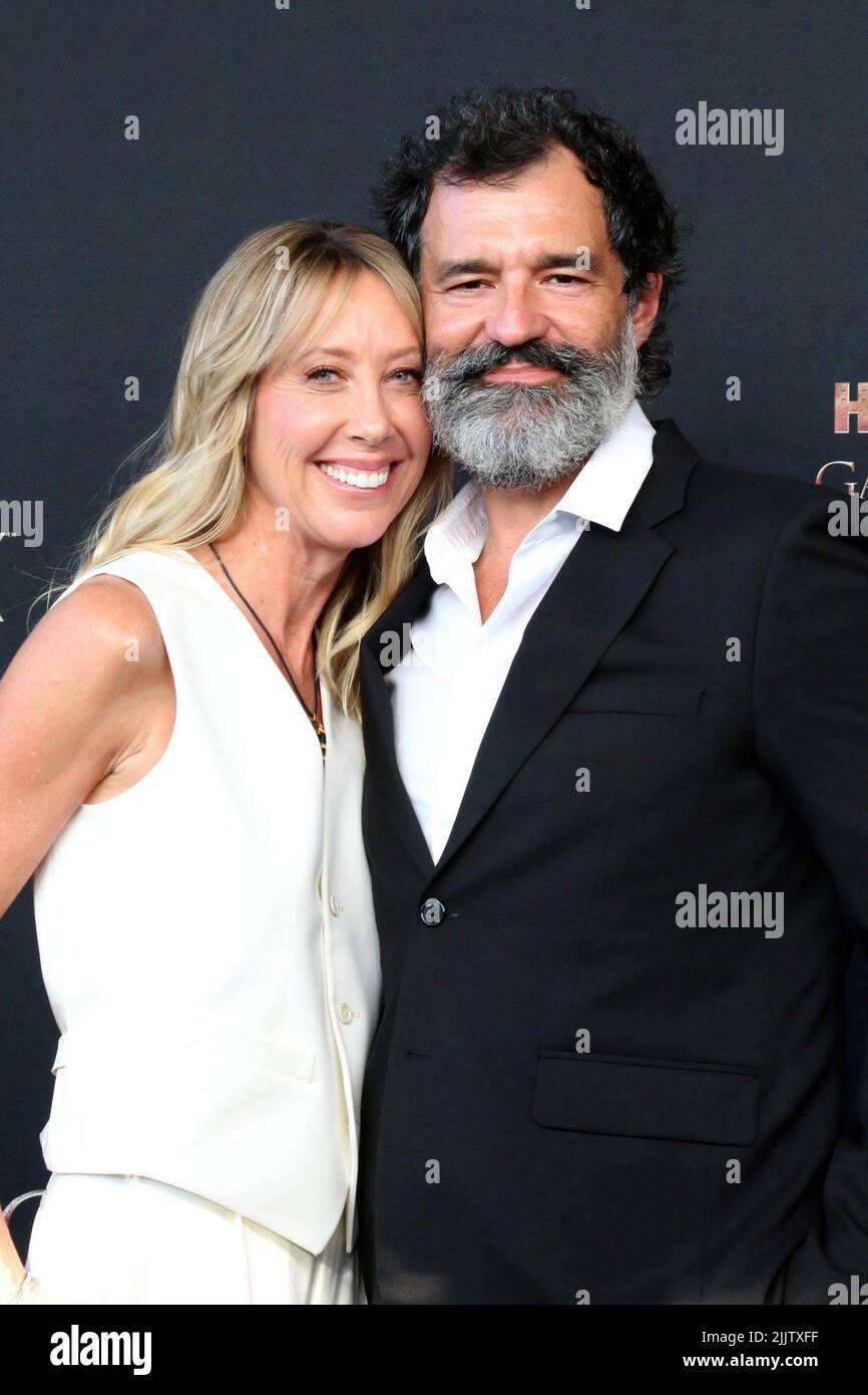 Los Angeles, CA. 27th July, 2022. Eve Somer, Greg Yaitanes at arrivals