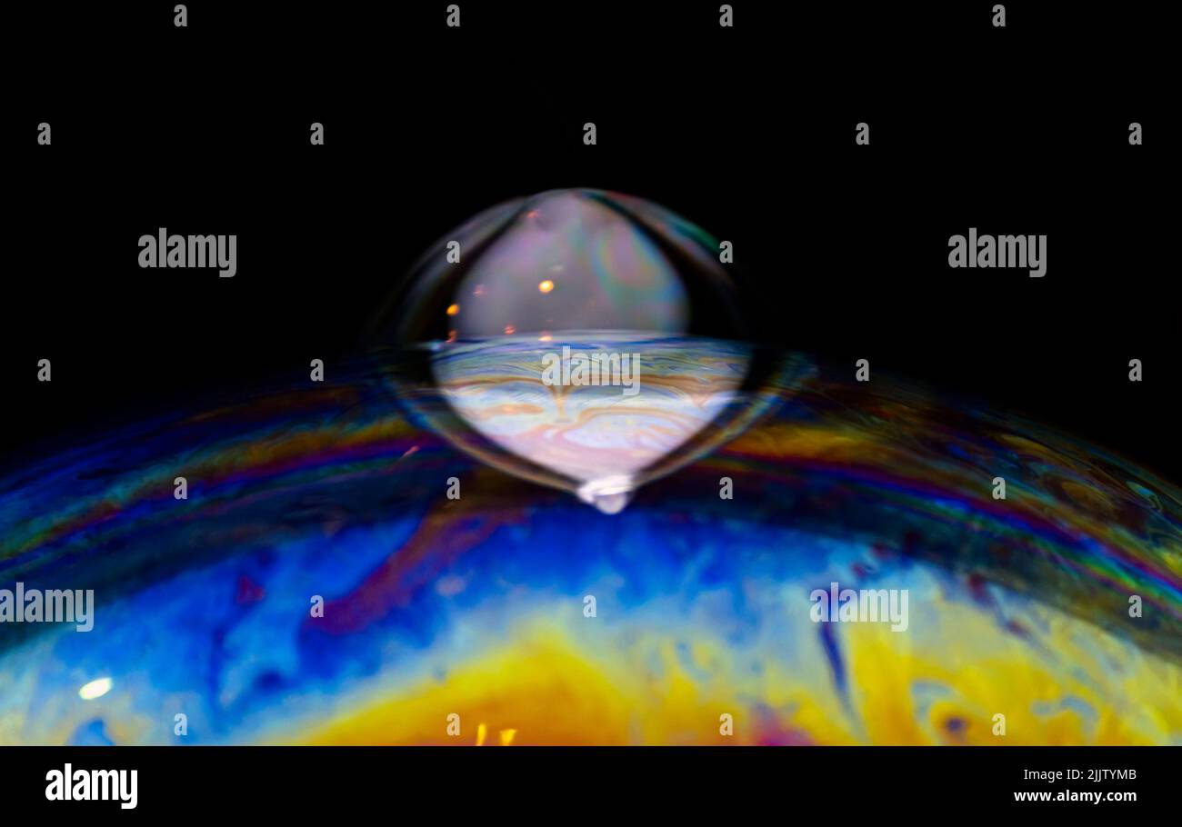 Colorful soap bubble hi-res stock photography and images - Alamy