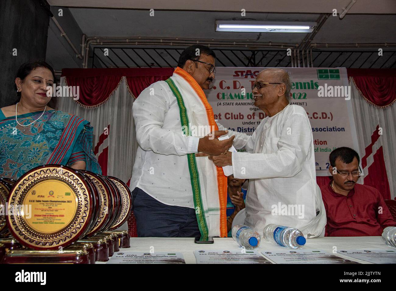 Kolkata, West Bengal, India. 27th July, 2022. Different moments of All