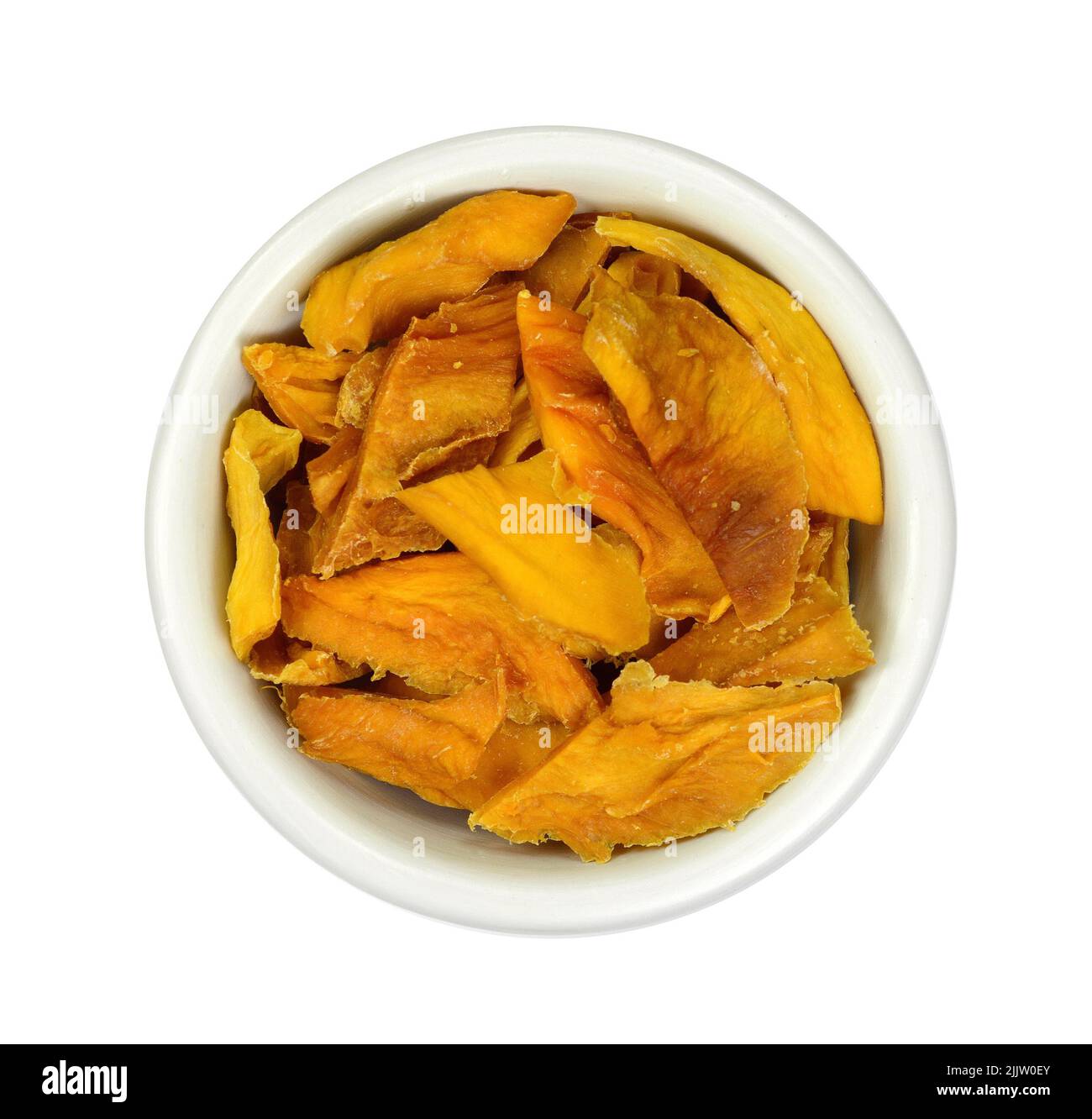 dried mango path isolated on white Stock Photo