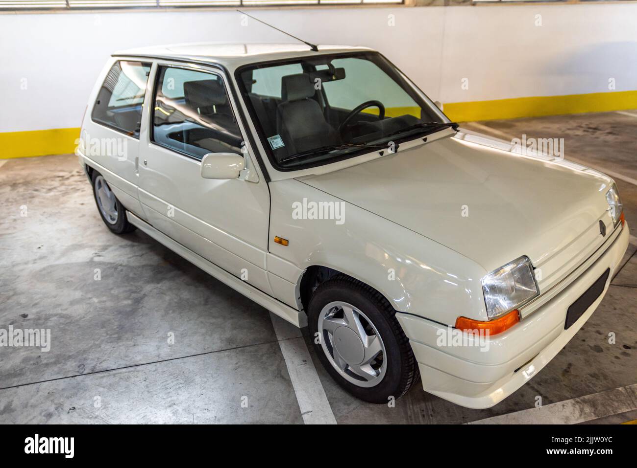The Car the Renault 5 was an automobile produced by Renault from 1972 to 1996 Stock Photo