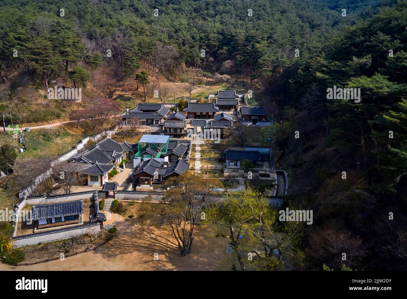 South Korea, North Gyeongsang Province, Andong, the Confucian Academy of Dosan Seowon, Unesco South Korea, North Gyeongsang Province, Andong, the Confucian Academy of Dosan Seowon, Unesco