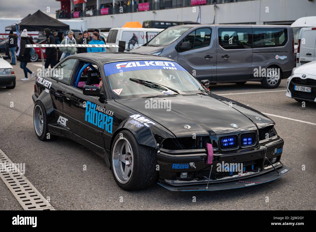 Black bmw drift sale