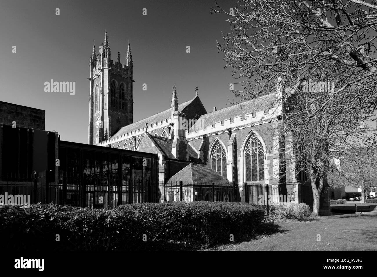 St John's Church, now a Visual Arts Centre, Scunthorpe town, Lincolnshire County, England, UK Stock Photo