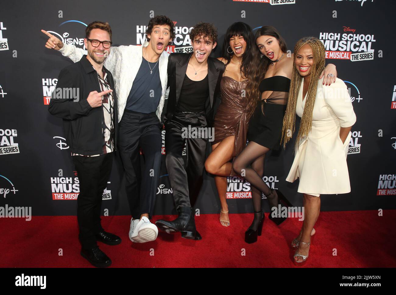 Burbank, Ca. 27th July, 2022. Tim Federle, Matt Cornett, Joshua Bassett