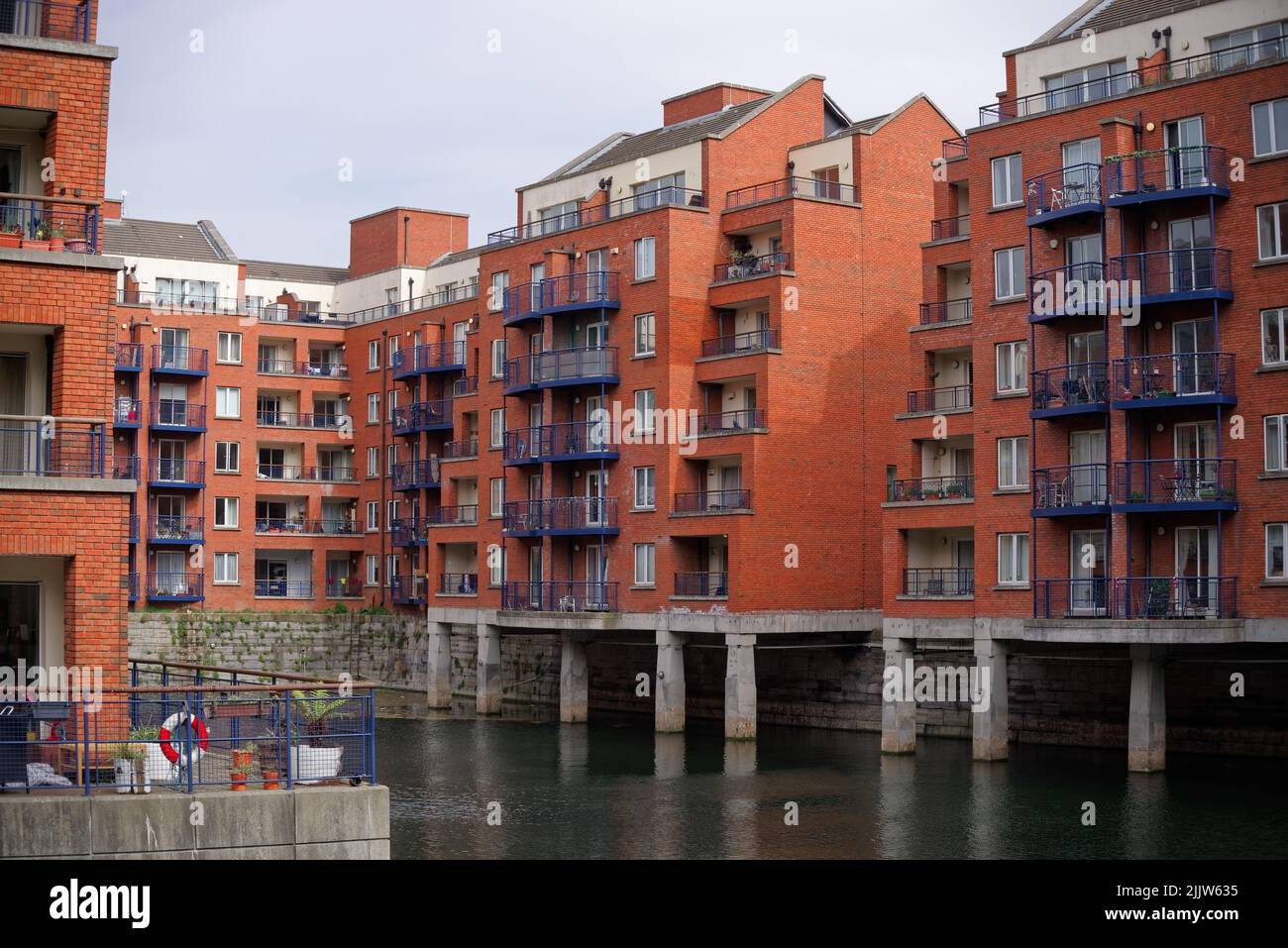 Inner area of the Custom House Harbour residential apartment complex