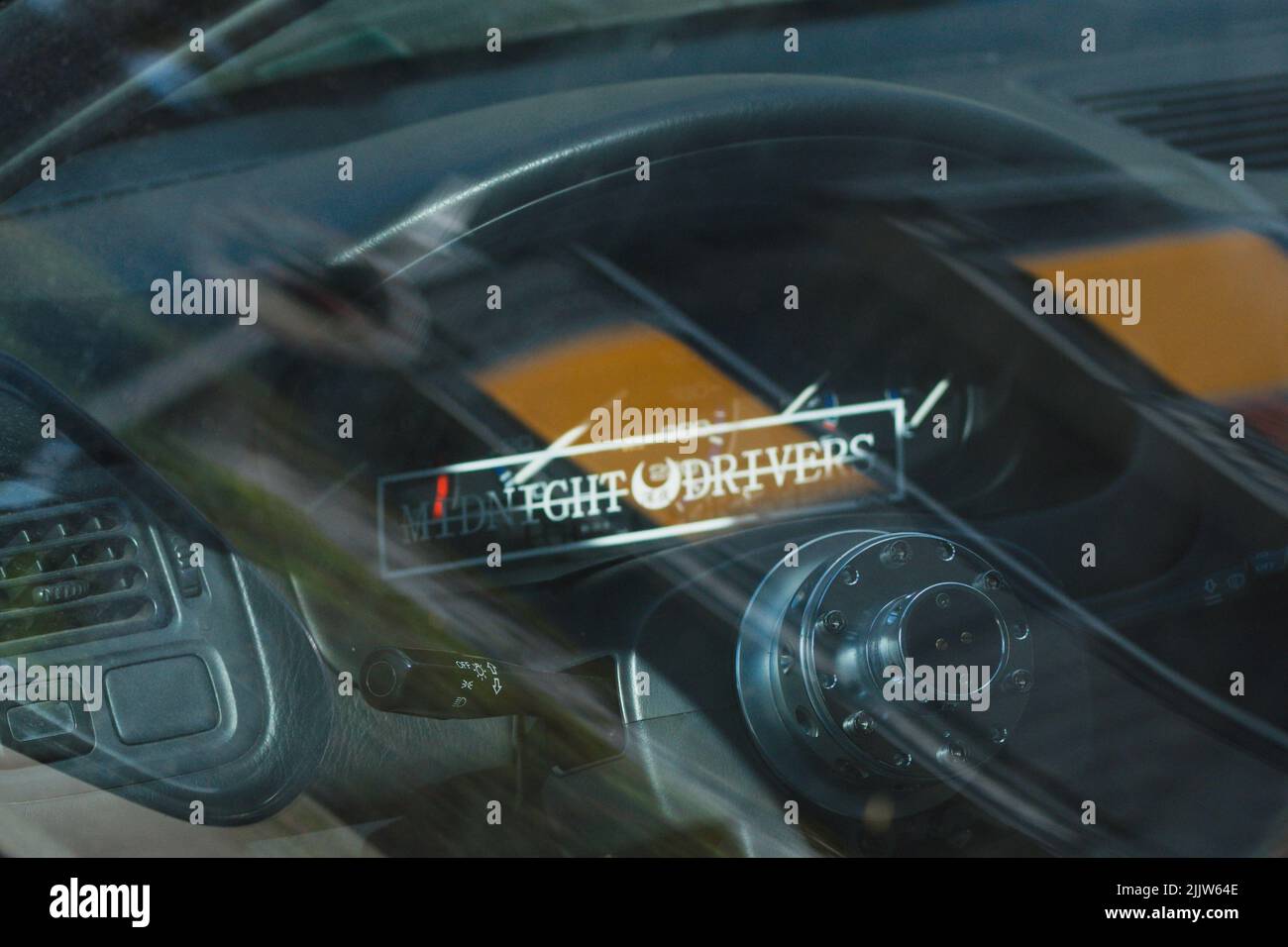 90' Civic EK steering wheel quick release hub and gauge cups Stock