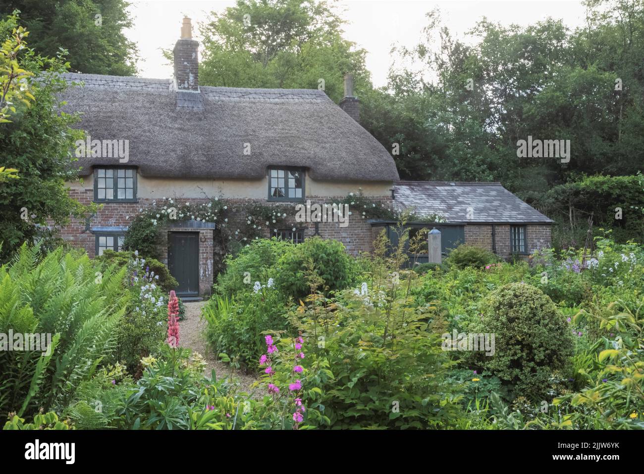 England, Dorset, Dorchester, Hardy's Cottage, Higher Bockhampton Village, The Birthplace of the English Author Thomas Hardy Stock Photo