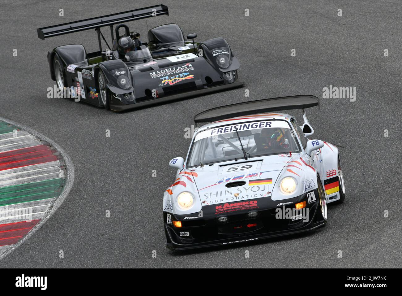 Scarperia, 3 April 2022: Porsche 993 GT2 year 1999 in action during Mugello  Classic 2022 at Mugello Circuit in Italy Stock Photo - Alamy