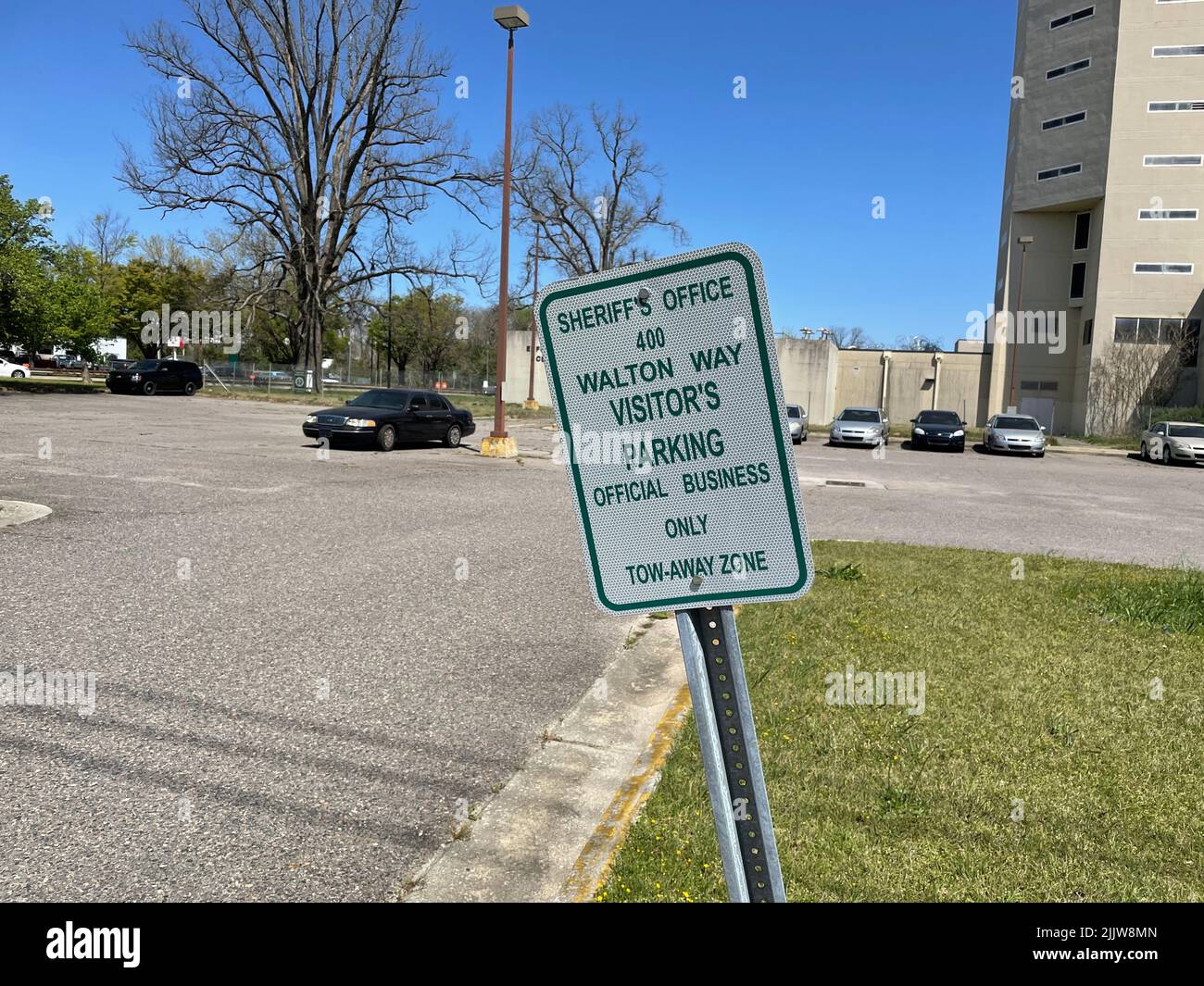 Augusta, Ga USA 03 27 22 Old closed Richmond county jail restricted