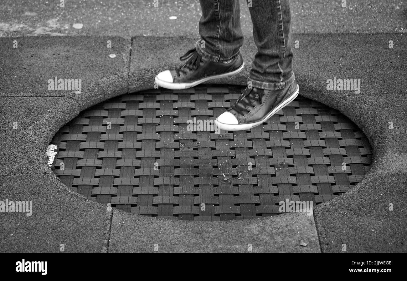 Shot of feet Black and White Stock Photos & Images - Alamy