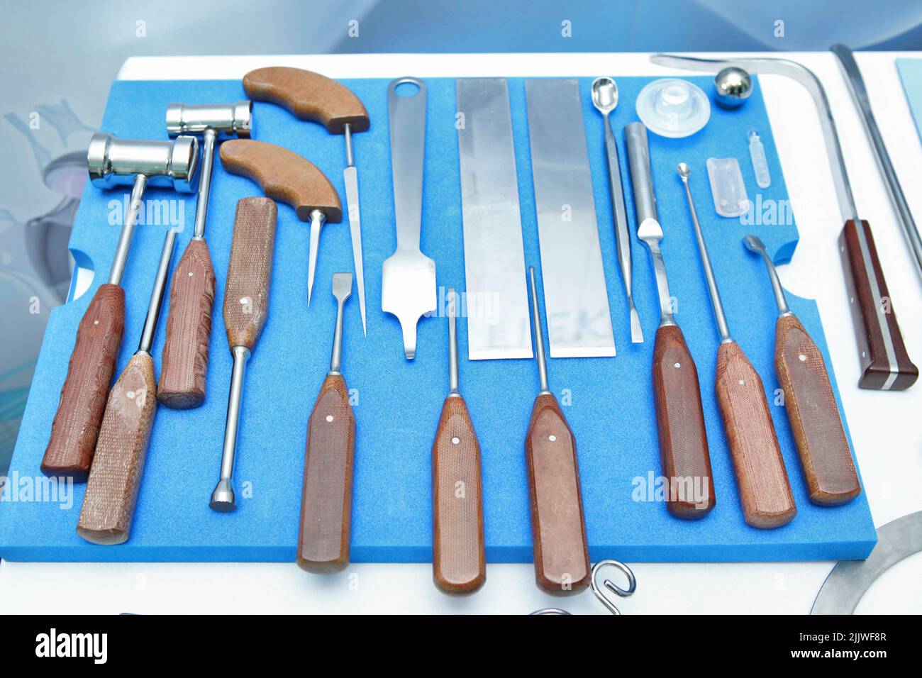 Exhibition of orthopedic instruments. A unique and sophisticated