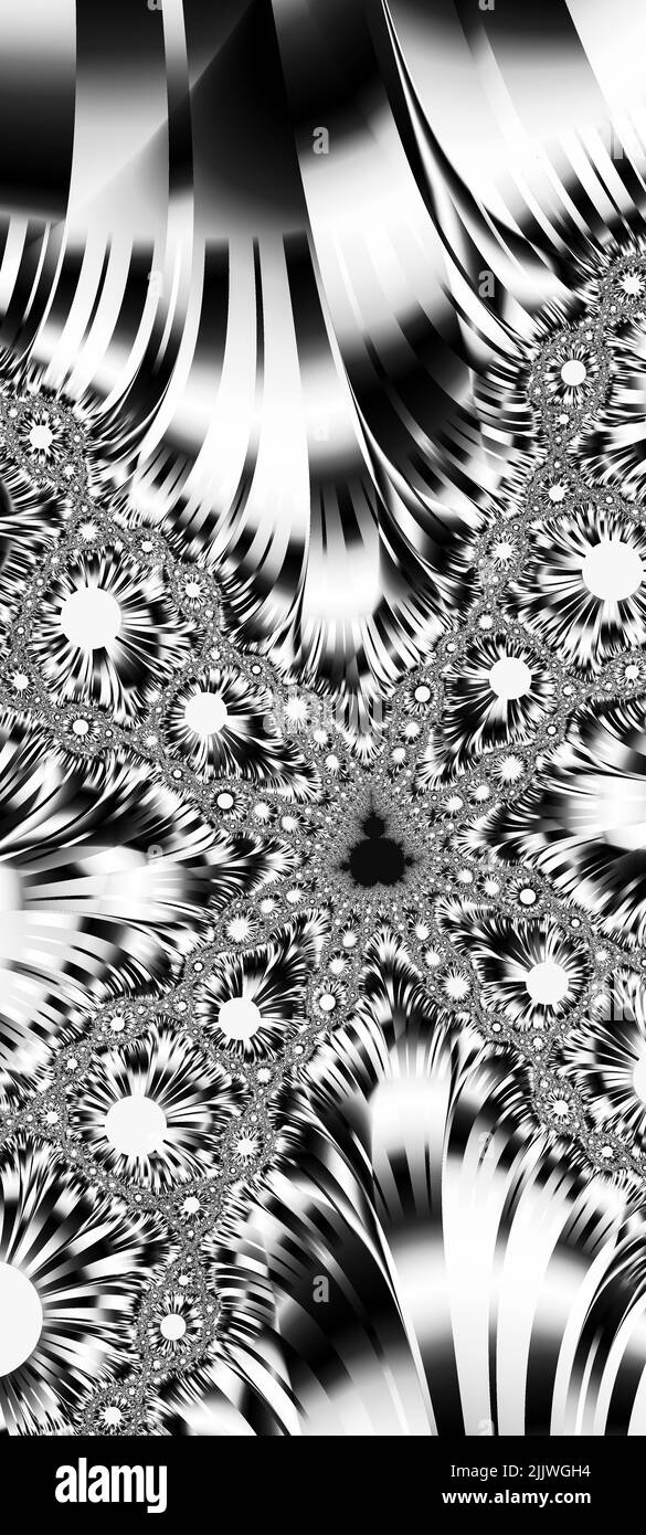 Abstract Computer generated Fractal design. A fractal is a never-ending ...