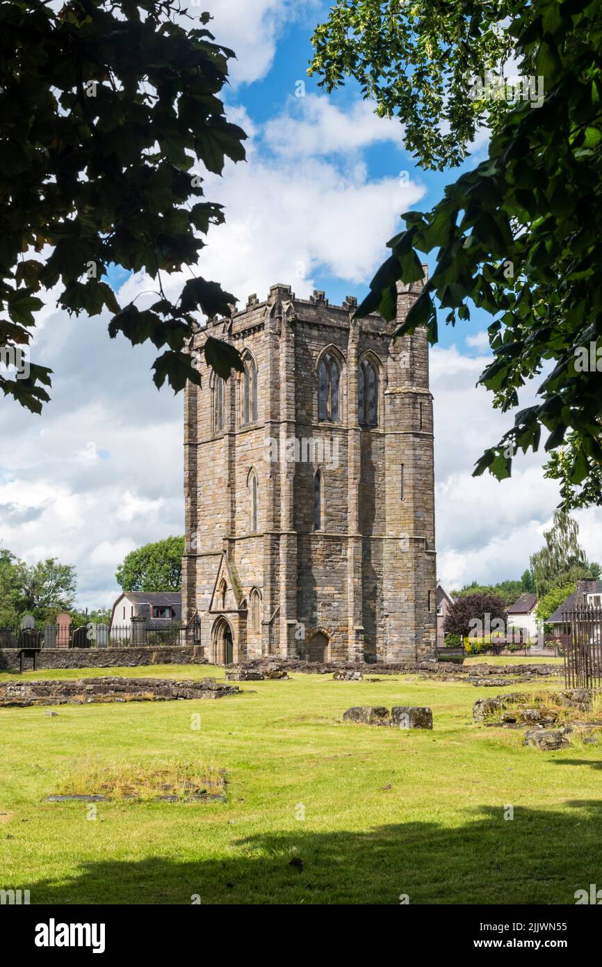 Cambuskenneth Abbey near Stirling. Stock Photo