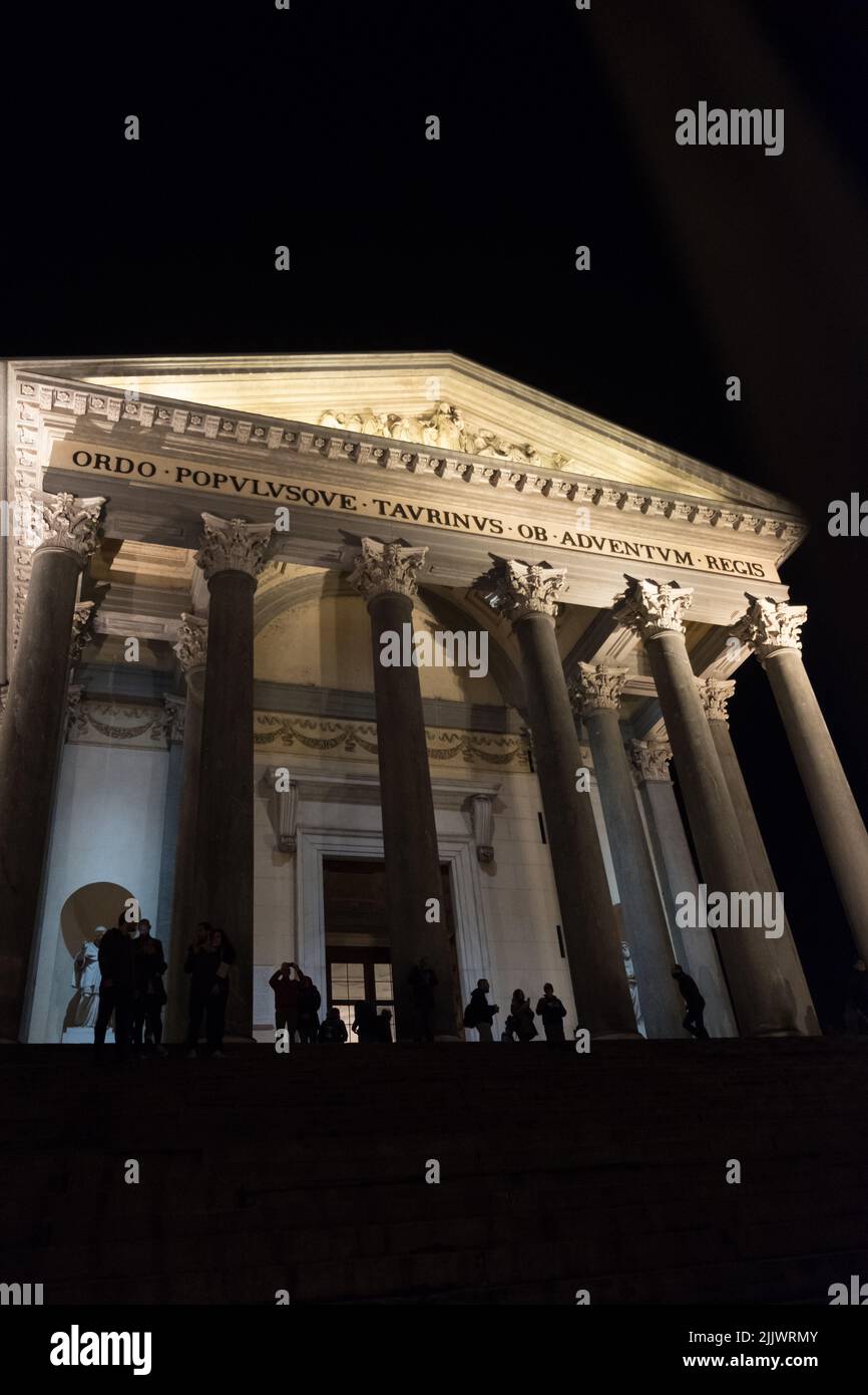 The church of Gran Madre di Dio Stock Photo - Alamy