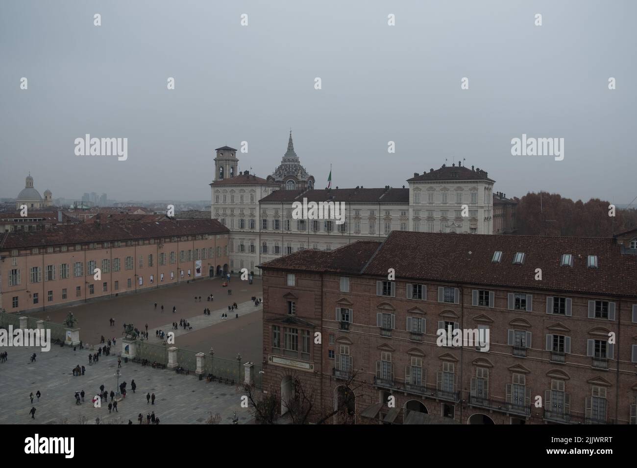 The royal palace of turin stock photo alamy