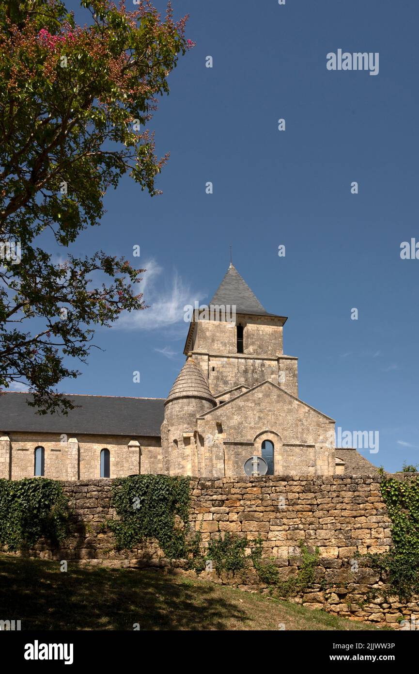 The Église Saint-Pierre in Melle, France Stock Photo