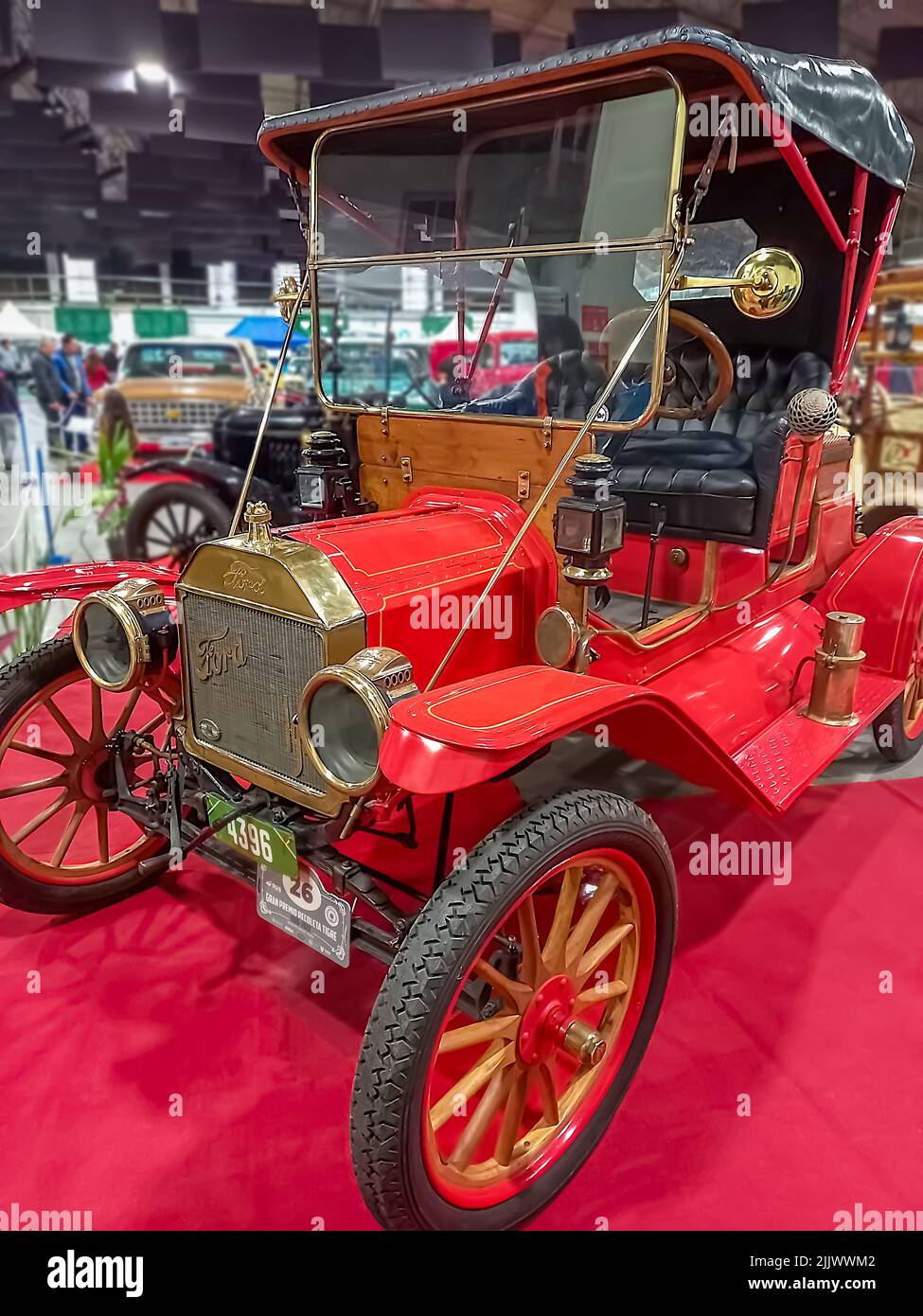 Old red vintage classic ford roadster hi-res stock photography and images -  Alamy