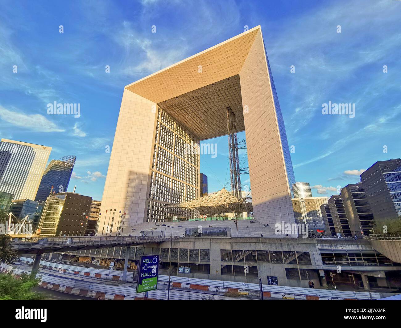 France Paris La Defense Is A Major Business District Located Three 