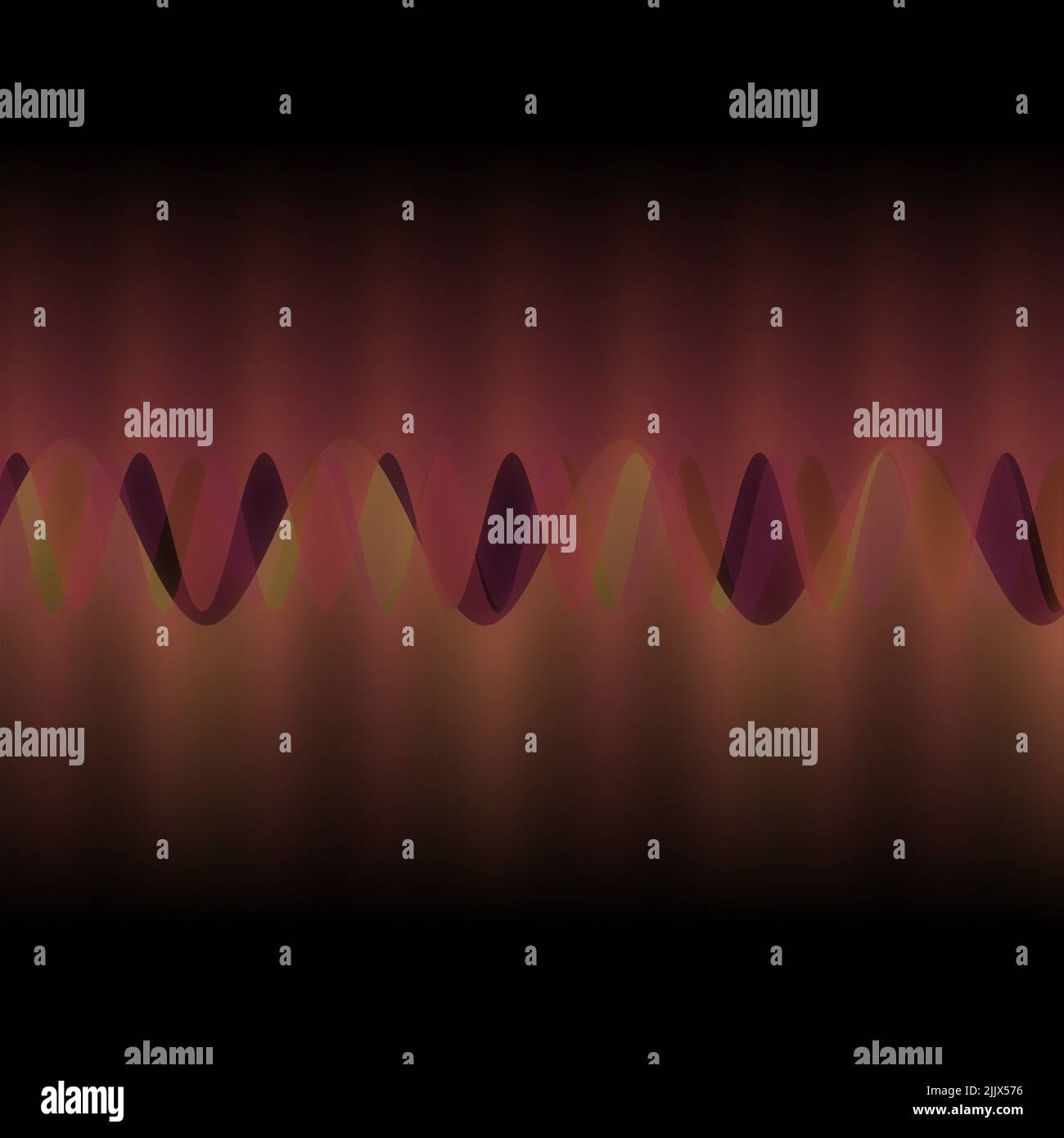 Illustration of multiple waves oscillating or overlapping by many small ...
