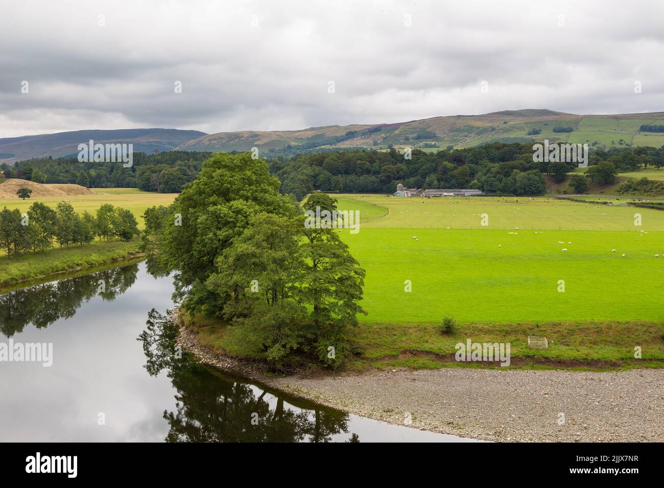 Landscape in The South Lakeland , Ruskin View. Cumbria, England, UK