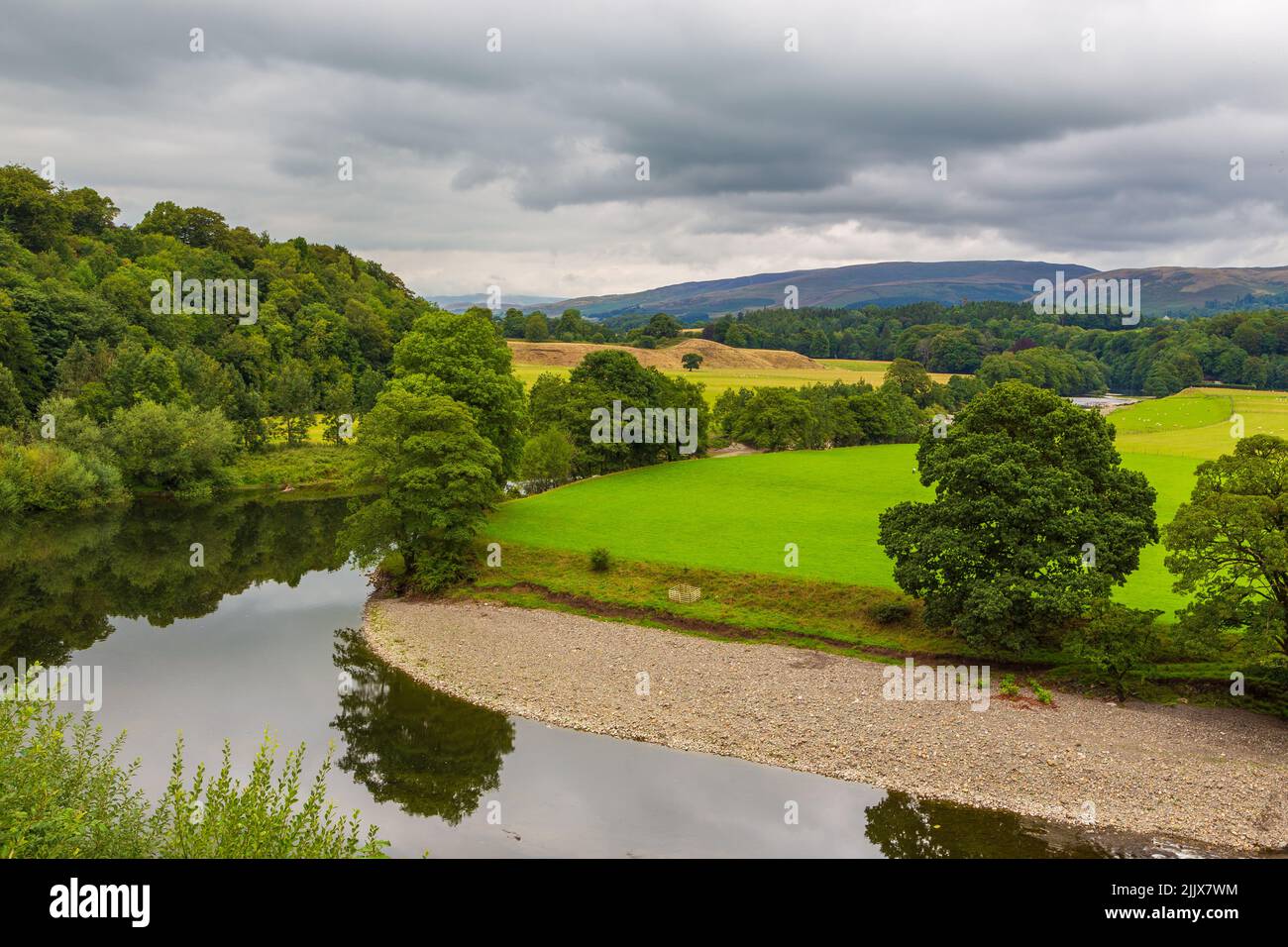 Landscape in The South Lakeland , Ruskin View. Cumbria, England, UK