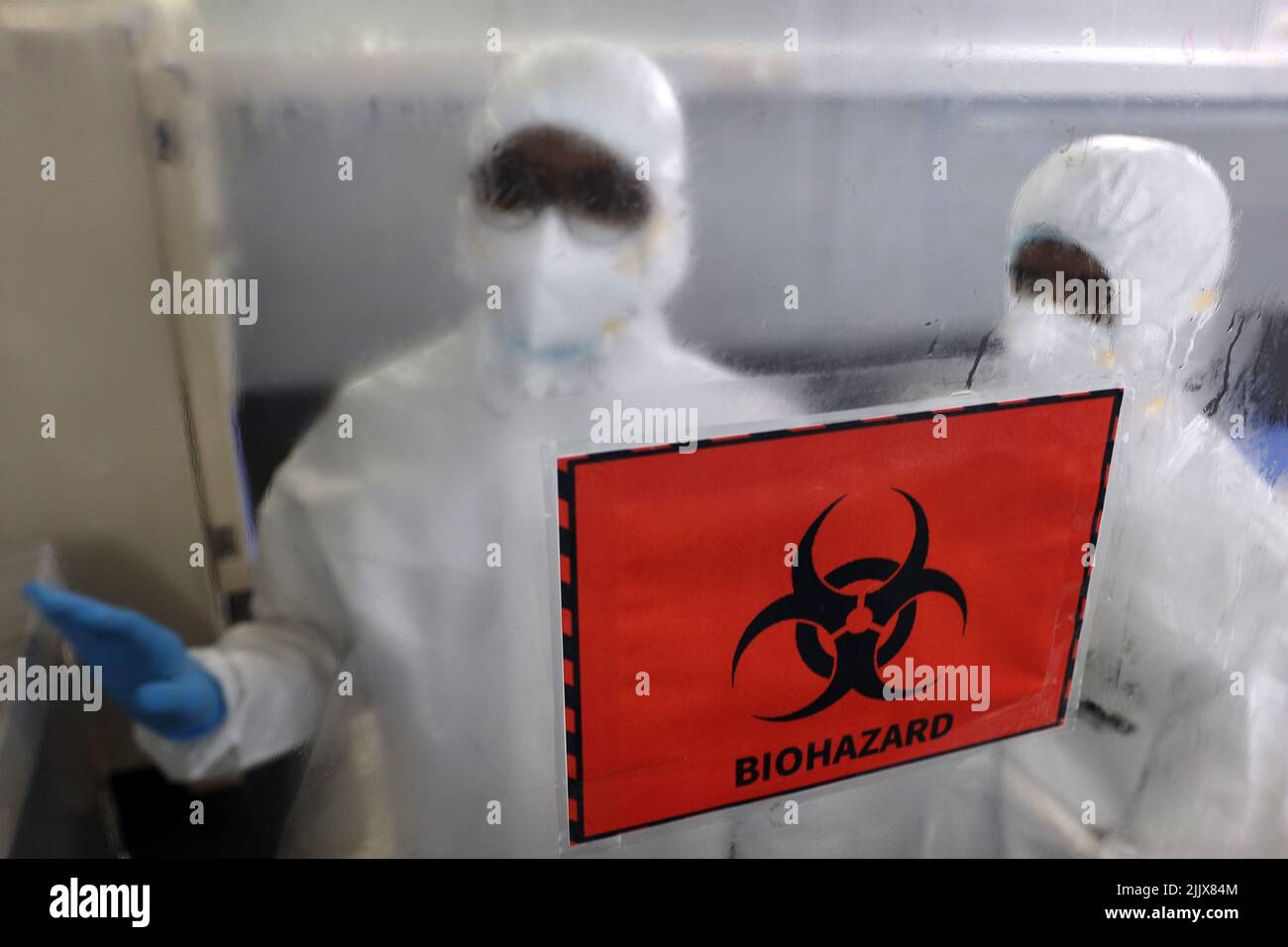 Chennai, Tamil Nadu, India. 28th July, 2022. Health workers wearing