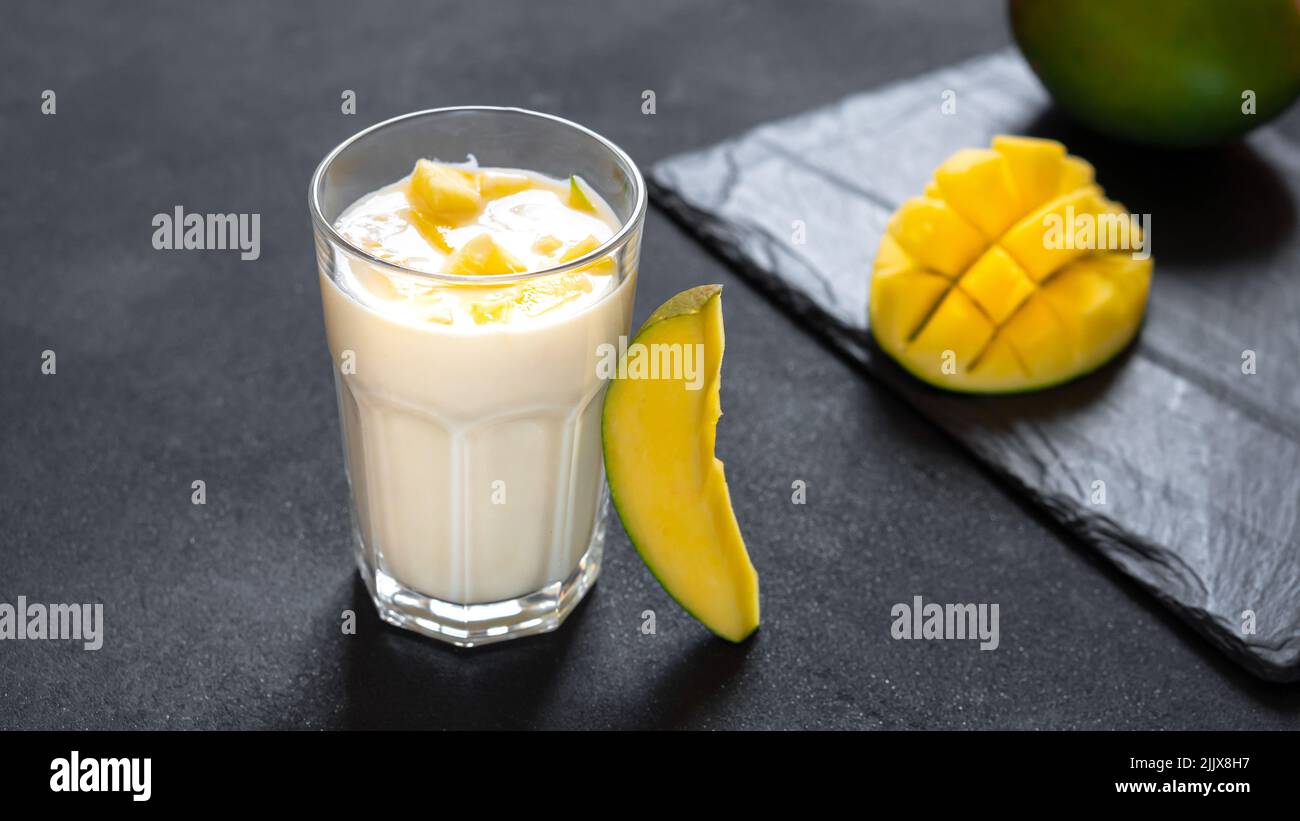 Lassi is a popular traditional dahi, yogurt based cold drink in India