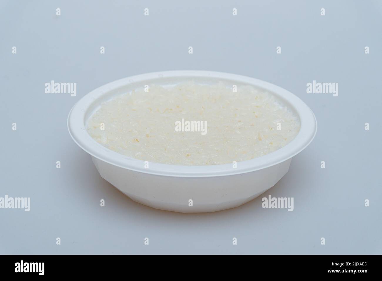 Microwave easytocook rice in a bowl Stock Photo Alamy