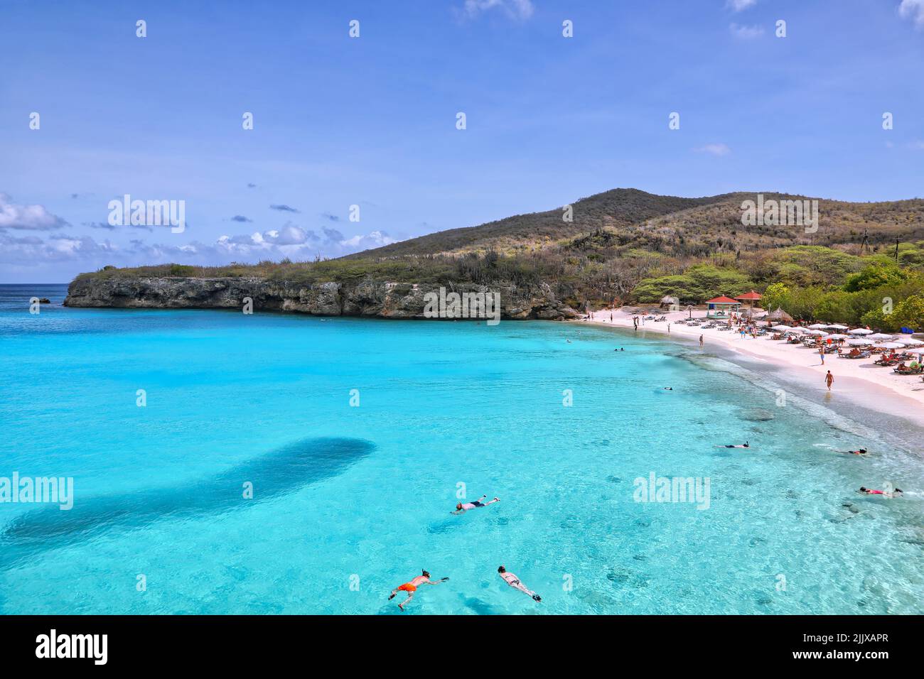 Grote Knip Strand auf Curaçao, Karibik | Grote Knip beach at Curaçao, Caribbean Stock Photo