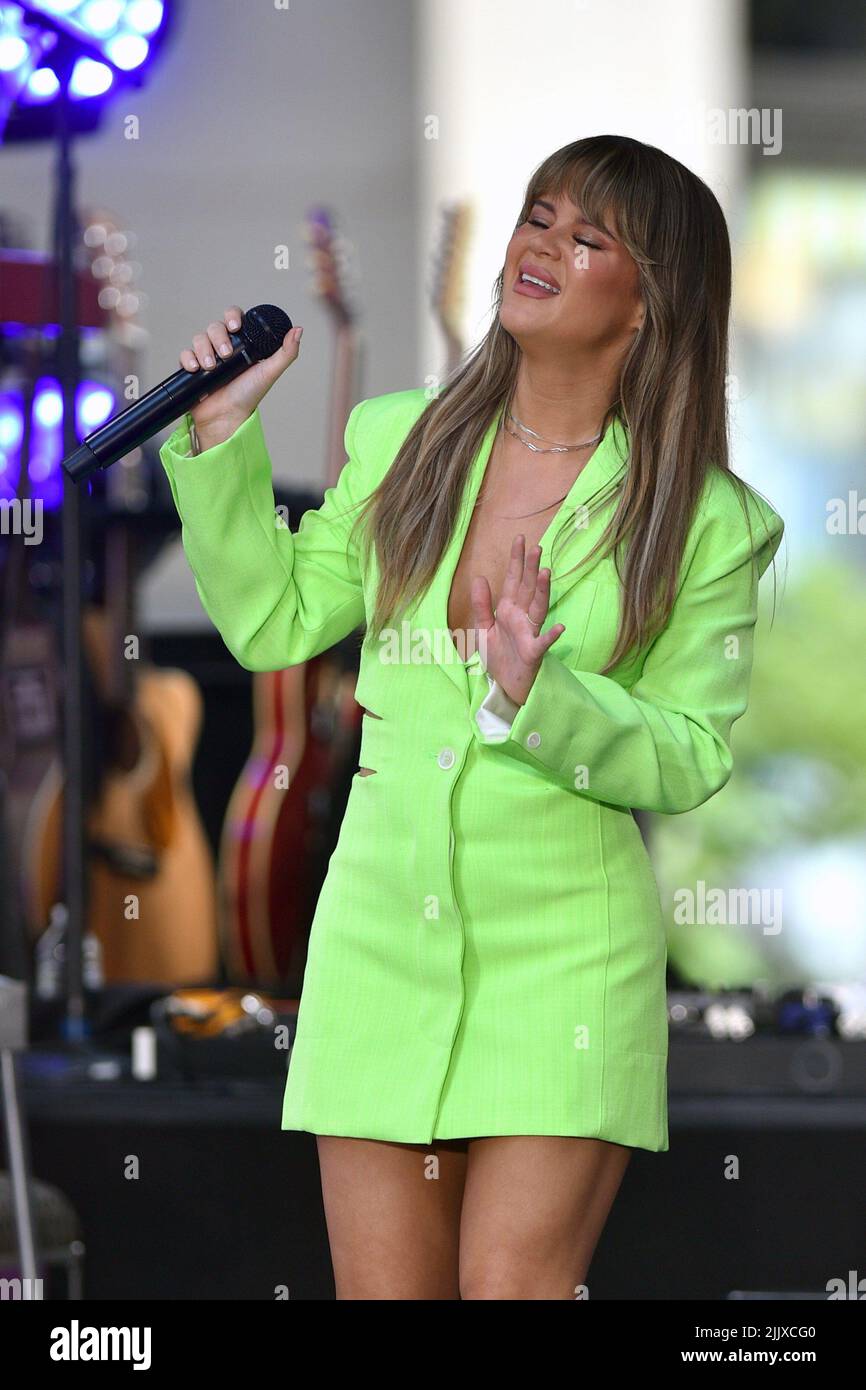 New York, NY, USA. 28th July, 2022. Maren Morris on stage for NBC Today