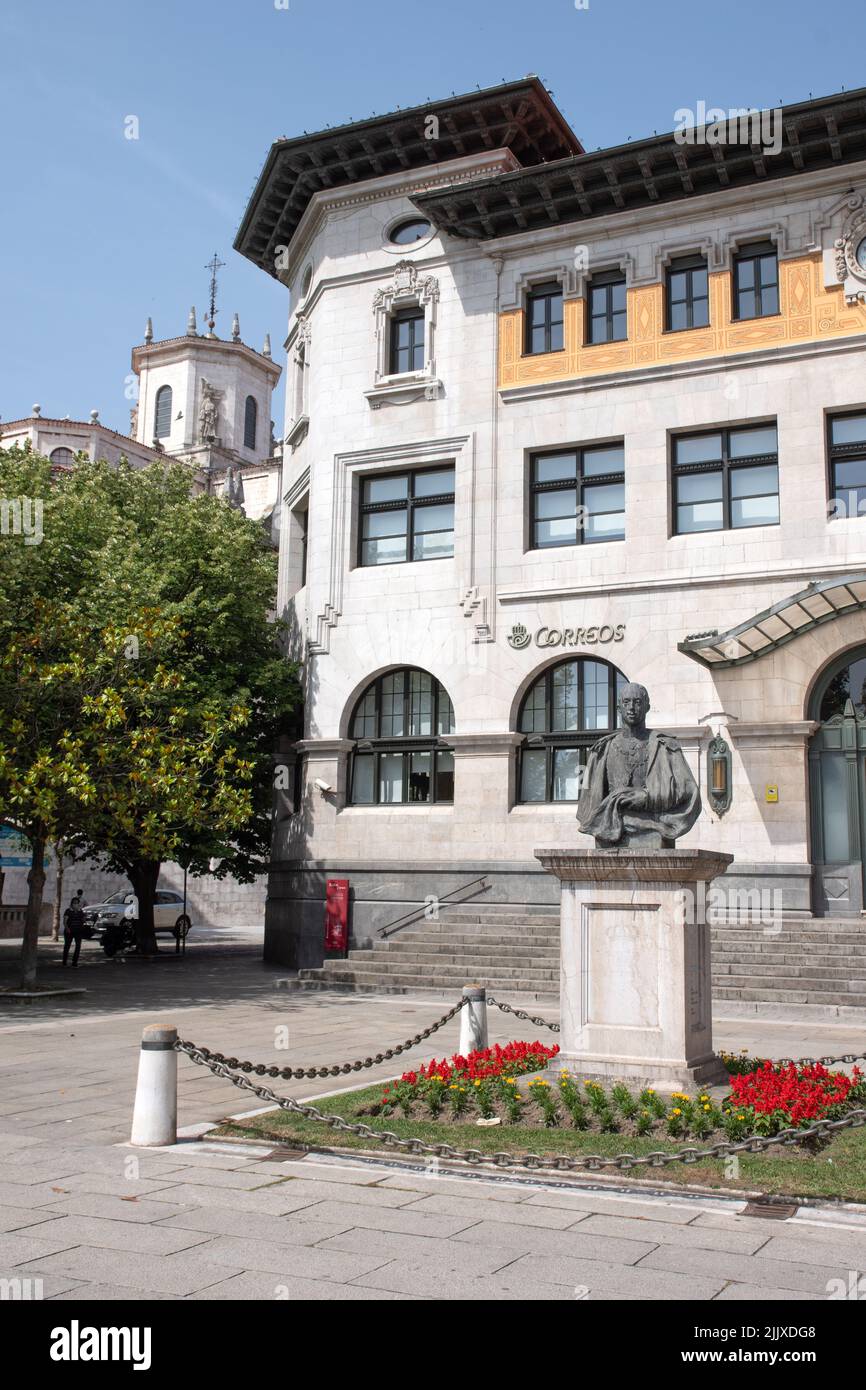 the-post-office-santander-stock-photo-alamy