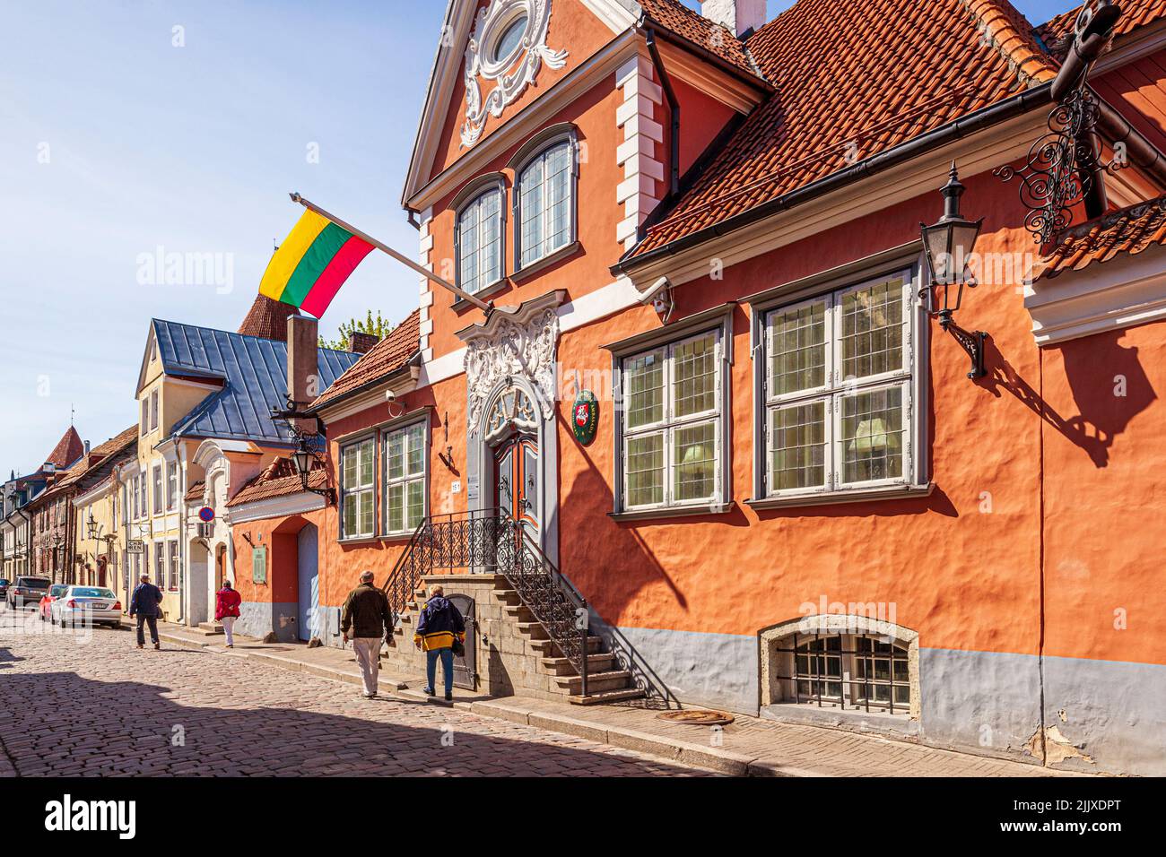 The Lithuanian Embassy in Tallinn the capital city of Estonia Stock Photo
