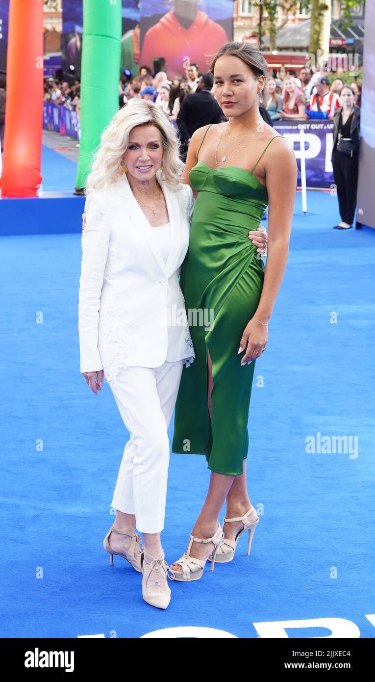 Donna Mills and her daughter Chloe Mills attending the UK premiere of