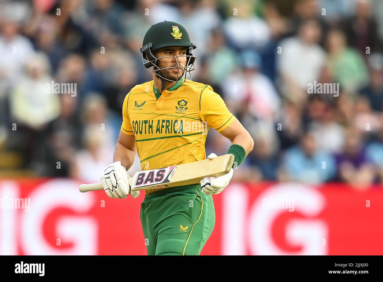 Reeza Hendricks of South Africa during the game in, on 7/28/2022