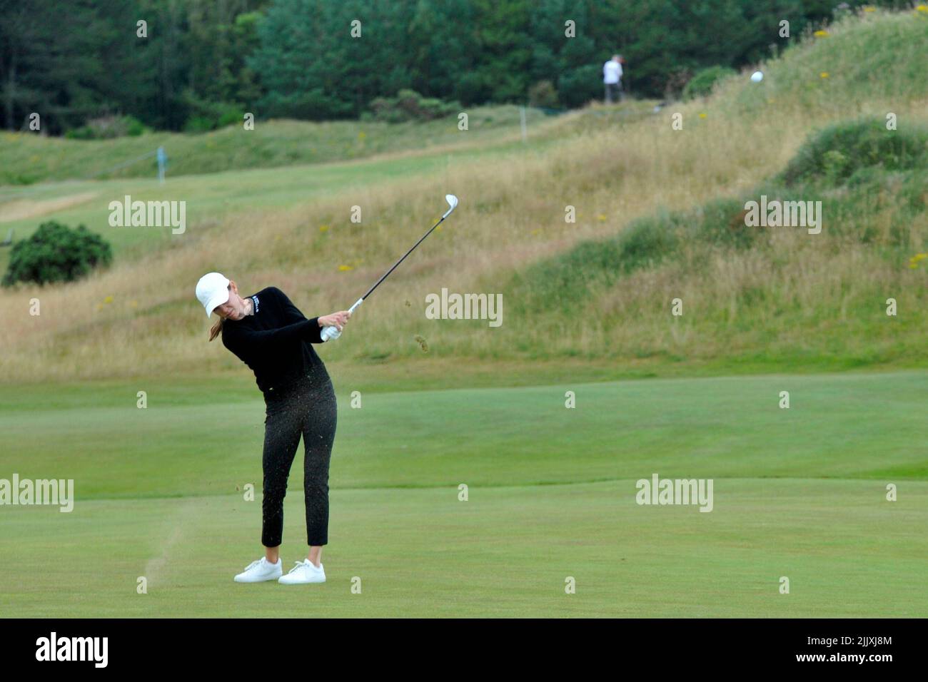 Scottish womens golf open Dundonald Stock Photo Alamy