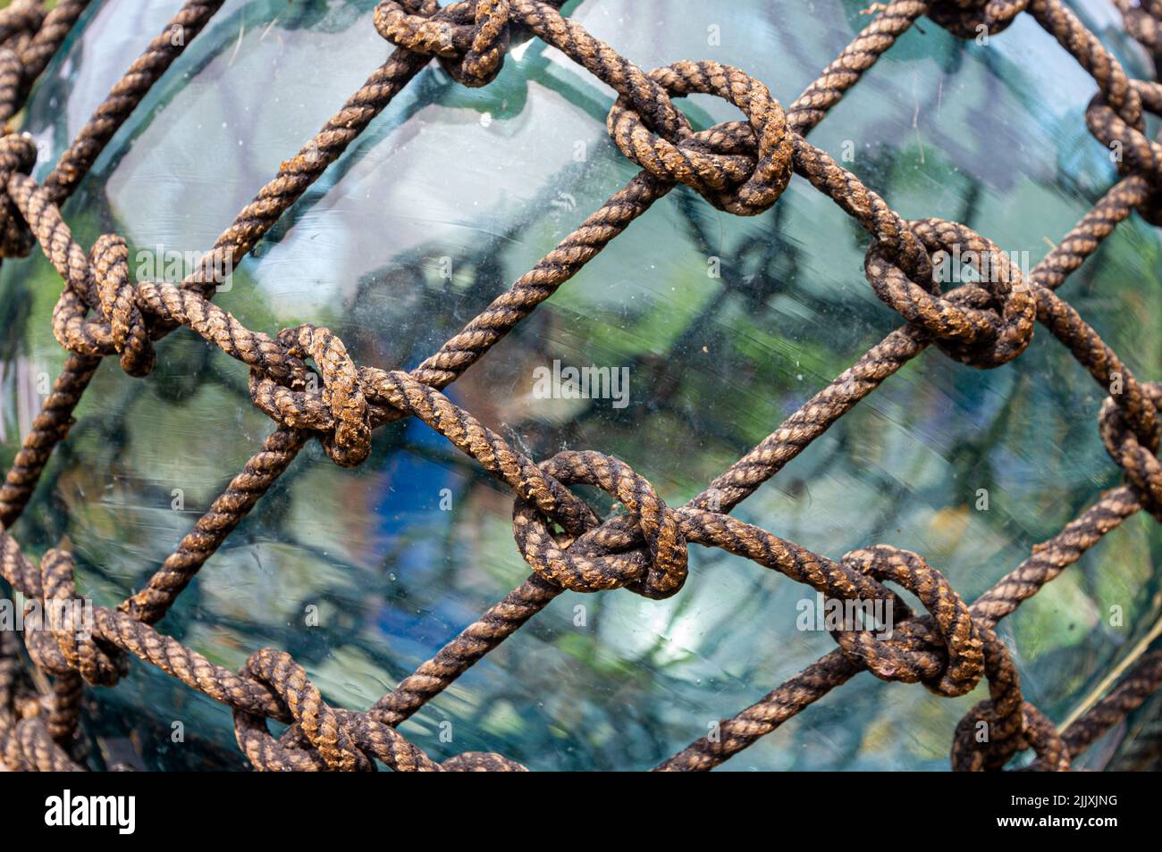 Glass fishing float hi-res stock photography and images - Alamy